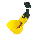 Auto-Fill Poultry Drinking Cup with Connector