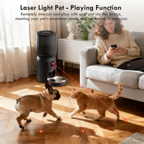 App Control Pet Feeder with Smart Camera