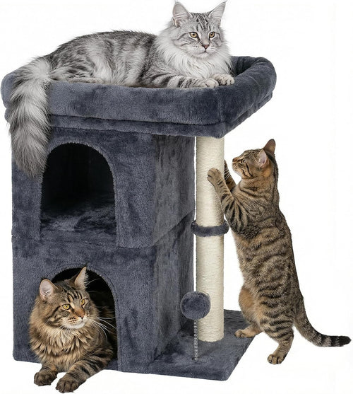 24in Cat Tree with Perch & Scratching Post