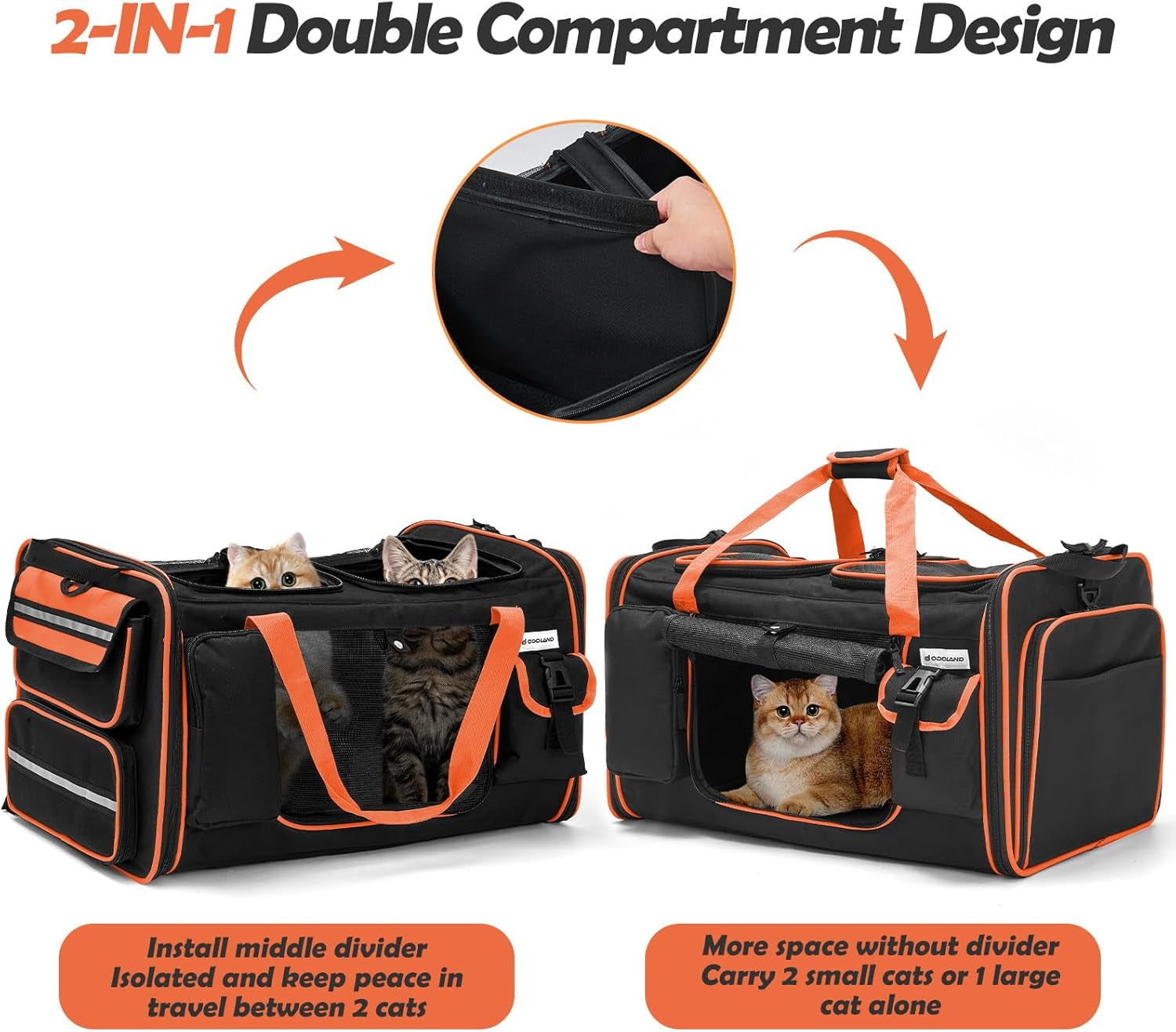 Expandable Travel Carrier for Cats