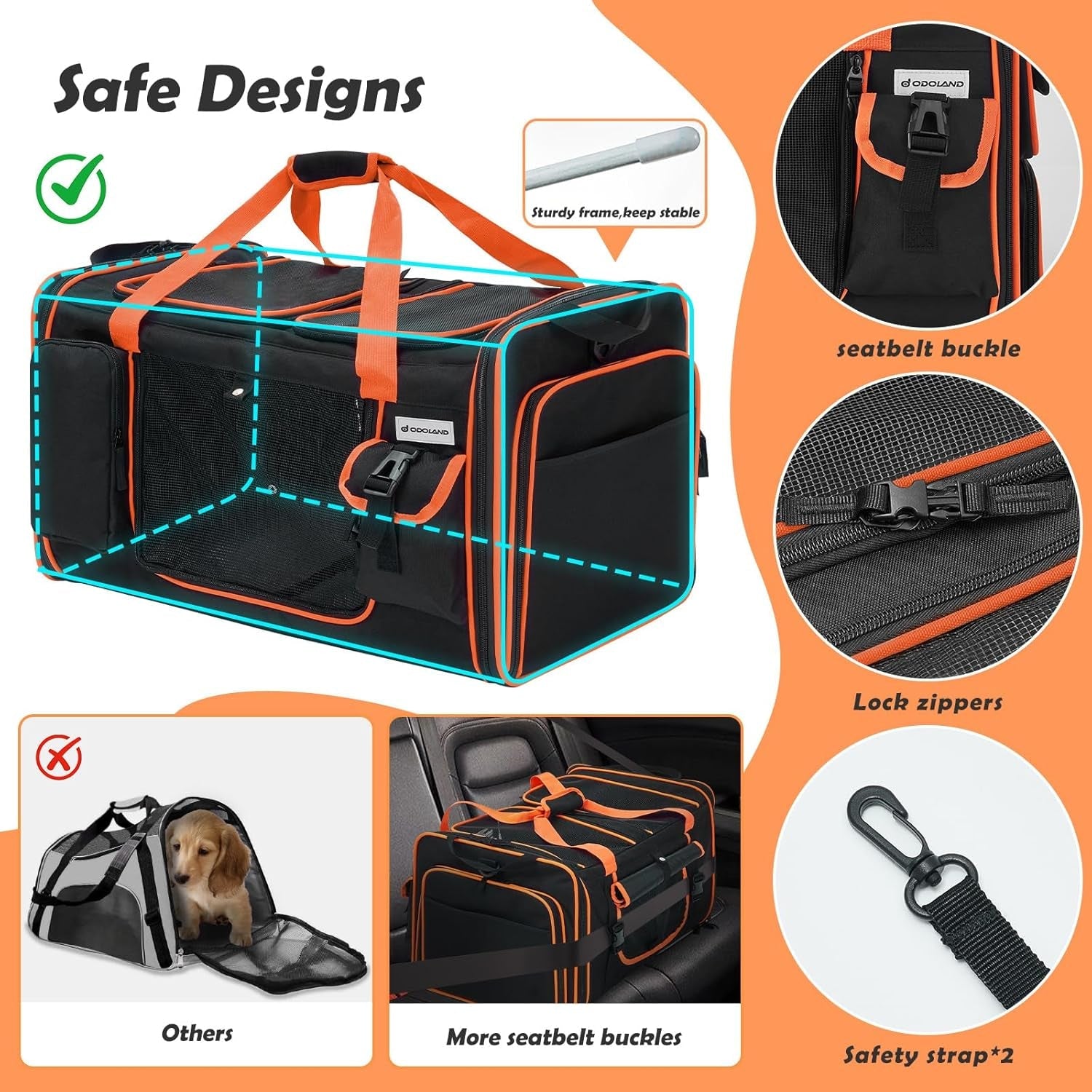 Expandable Travel Carrier for Cats