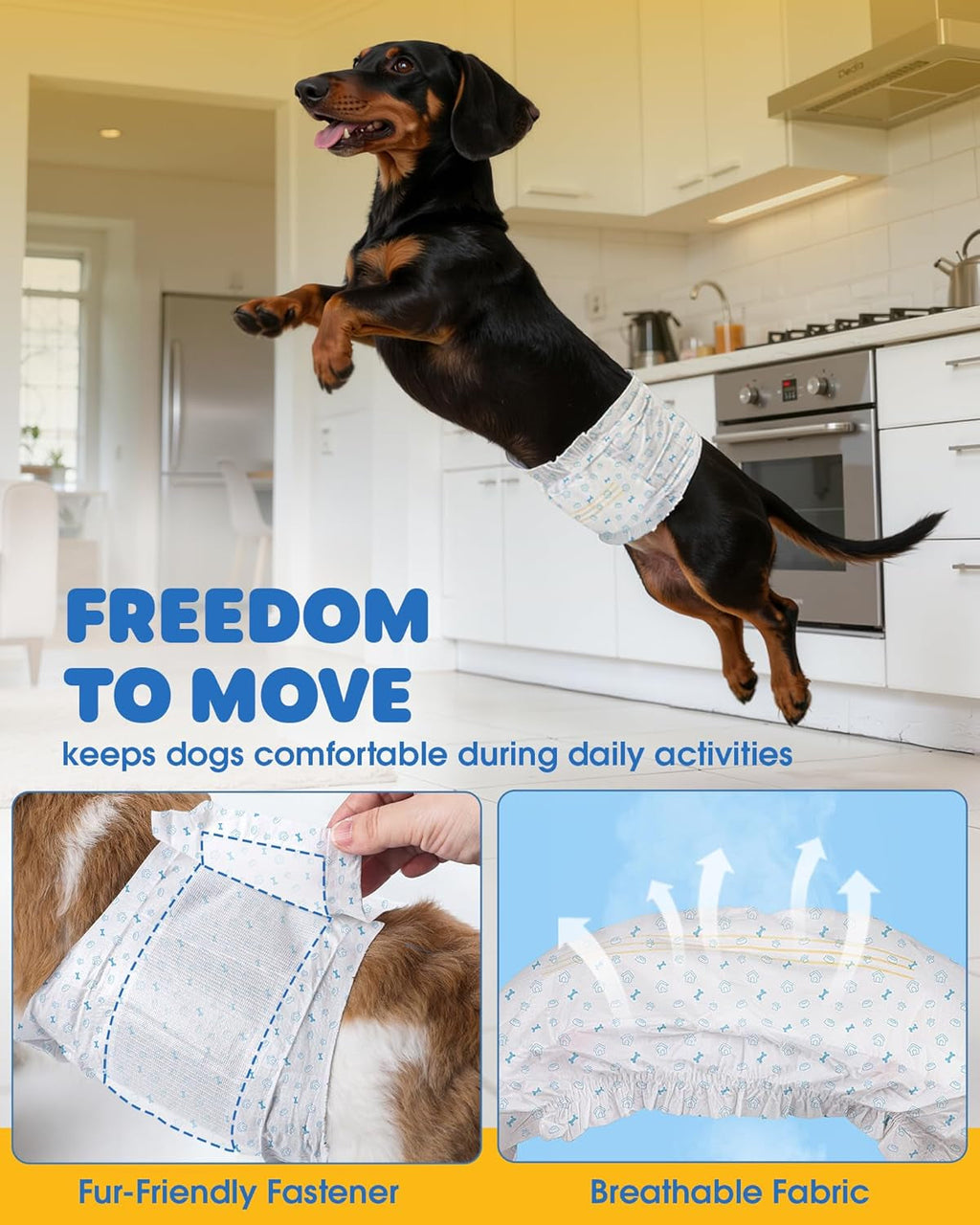 Diapers for Small Male Dogs /96 Count