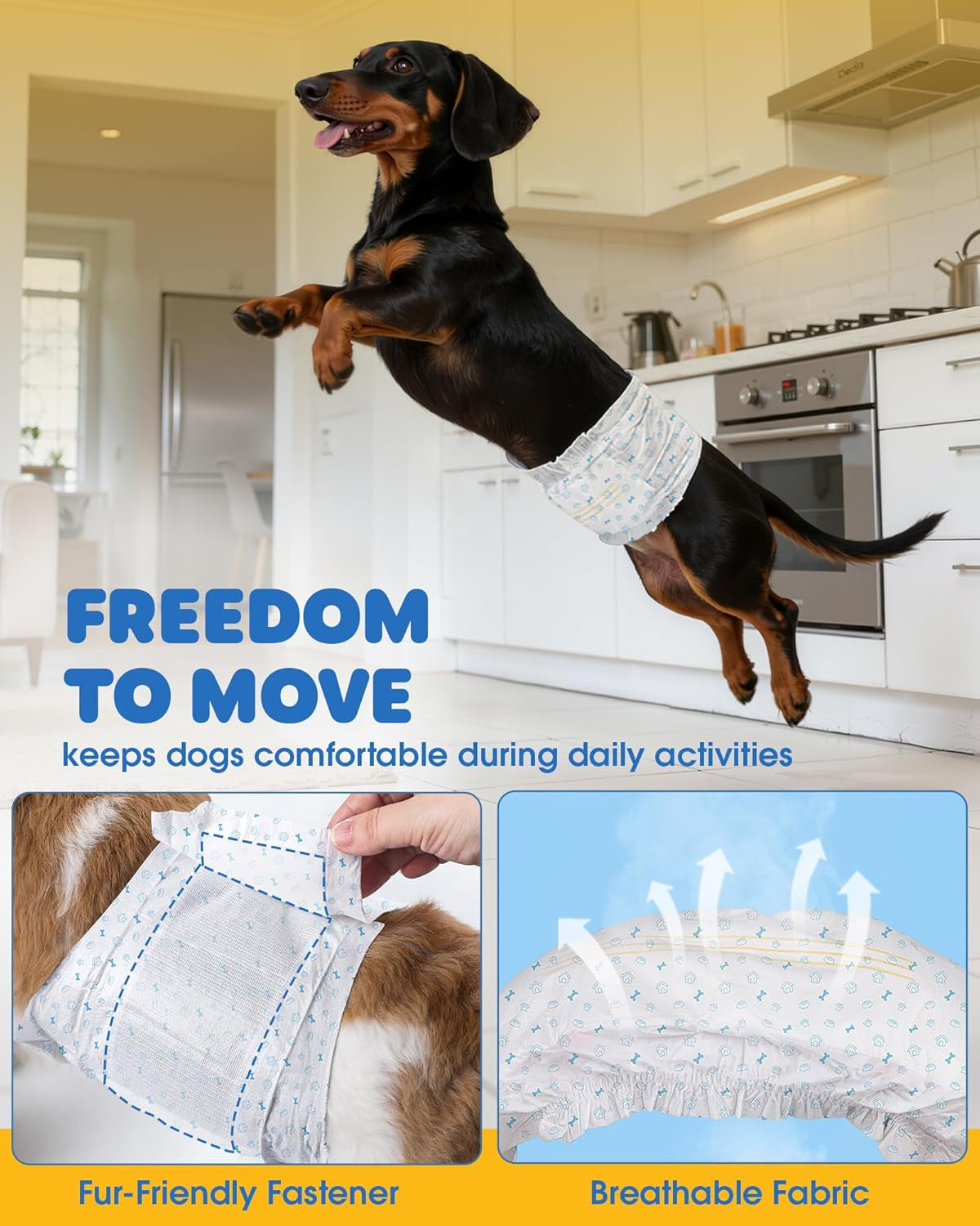 Diapers for Small Male Dogs /96 Count