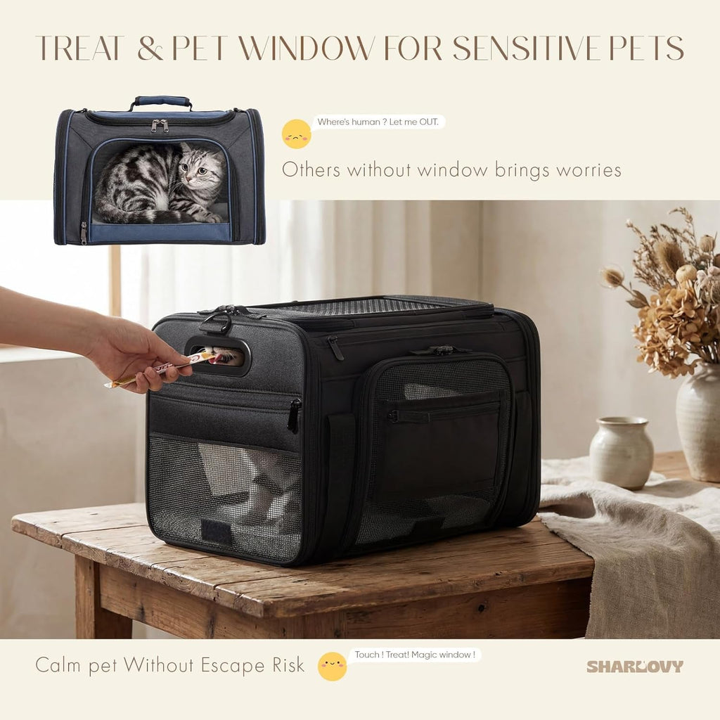 Airline Approved Expandable Carrier for Cats or Small Dogs