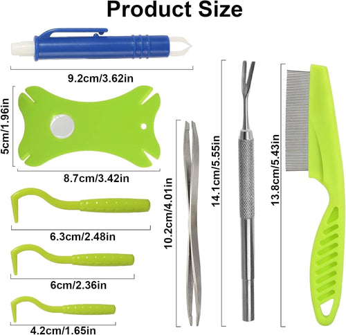8 In 1 Tick Removal Tool With Storage Box