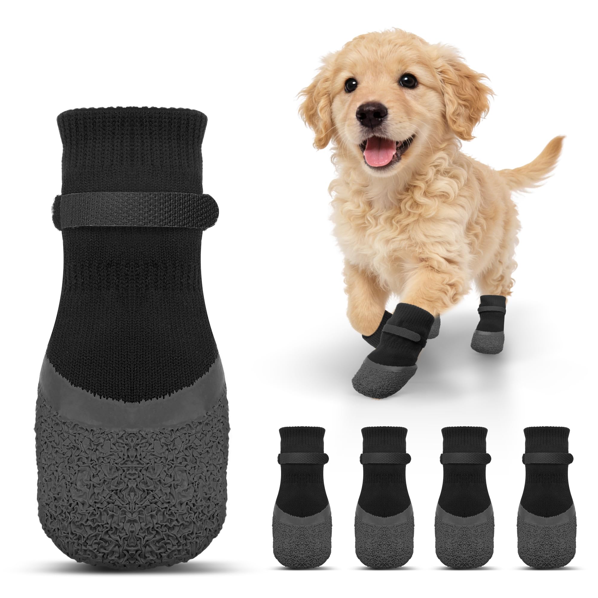 Anti Slip Dog Socks