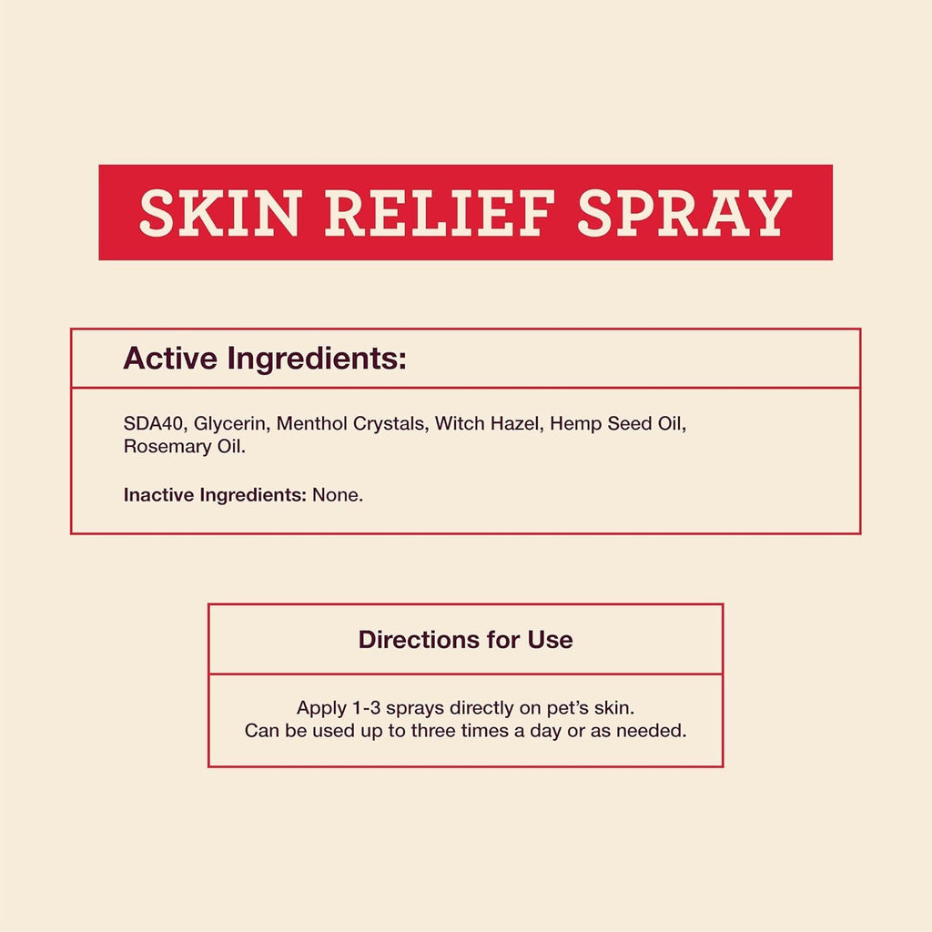 Hemp Itch Relief Spray for Dogs & Cats