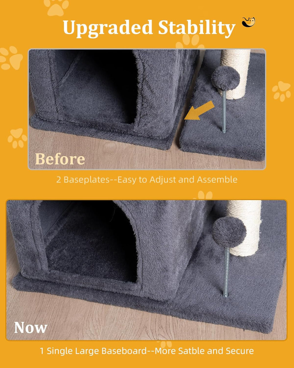 24in Cat Tree for Large Cats