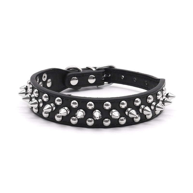 Adjustable Soft Padded Studded Puppy / Small Dog Collars