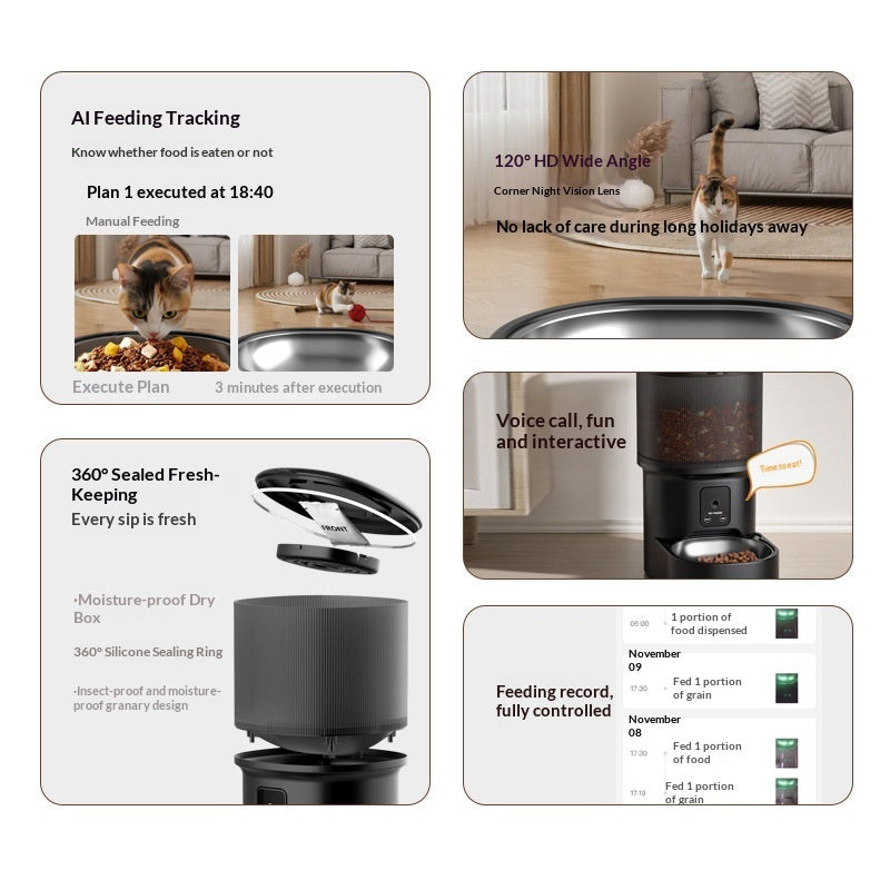 Smart Pet Feeder With Remote Voice Control