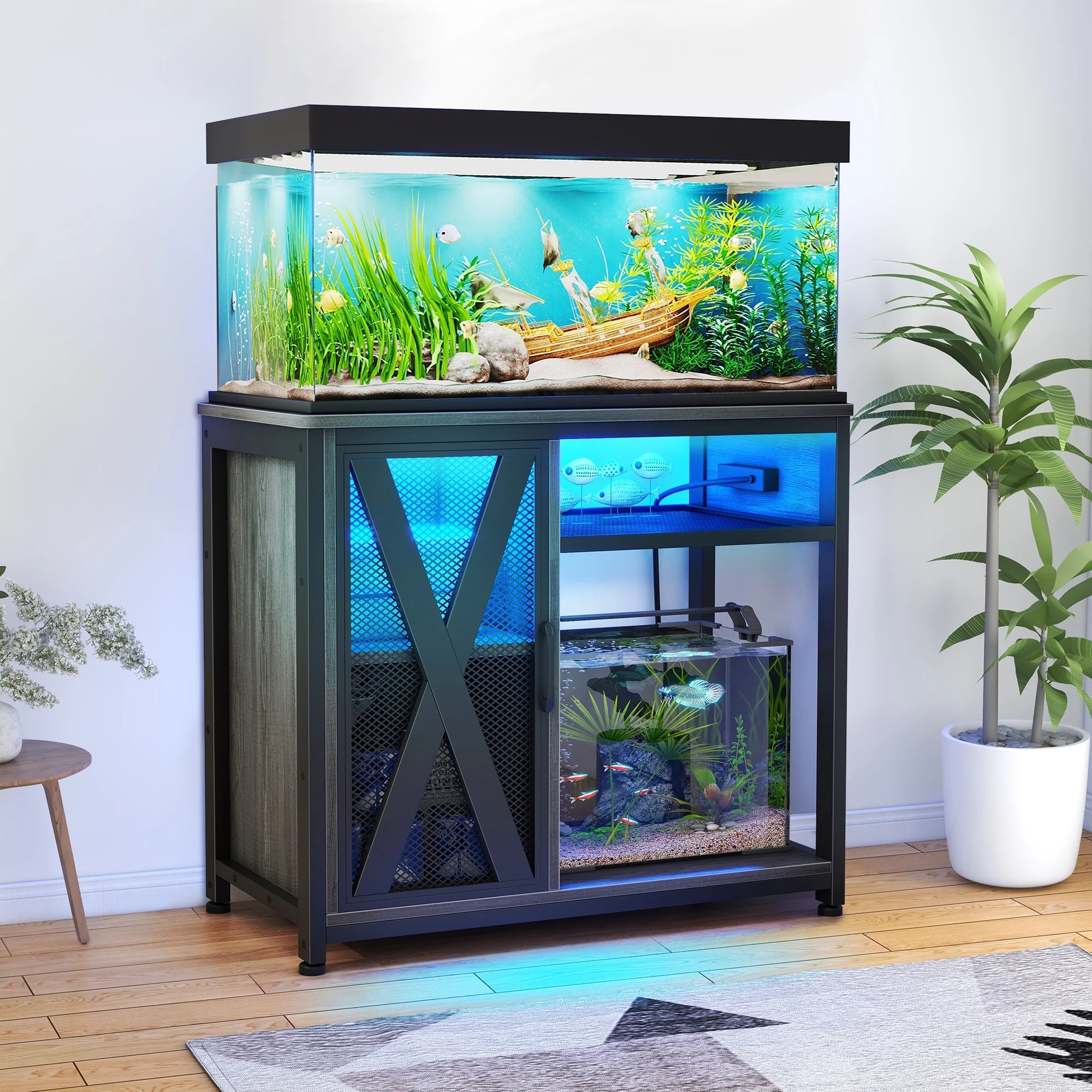 Fish Tank Stand w/ Power Outlets