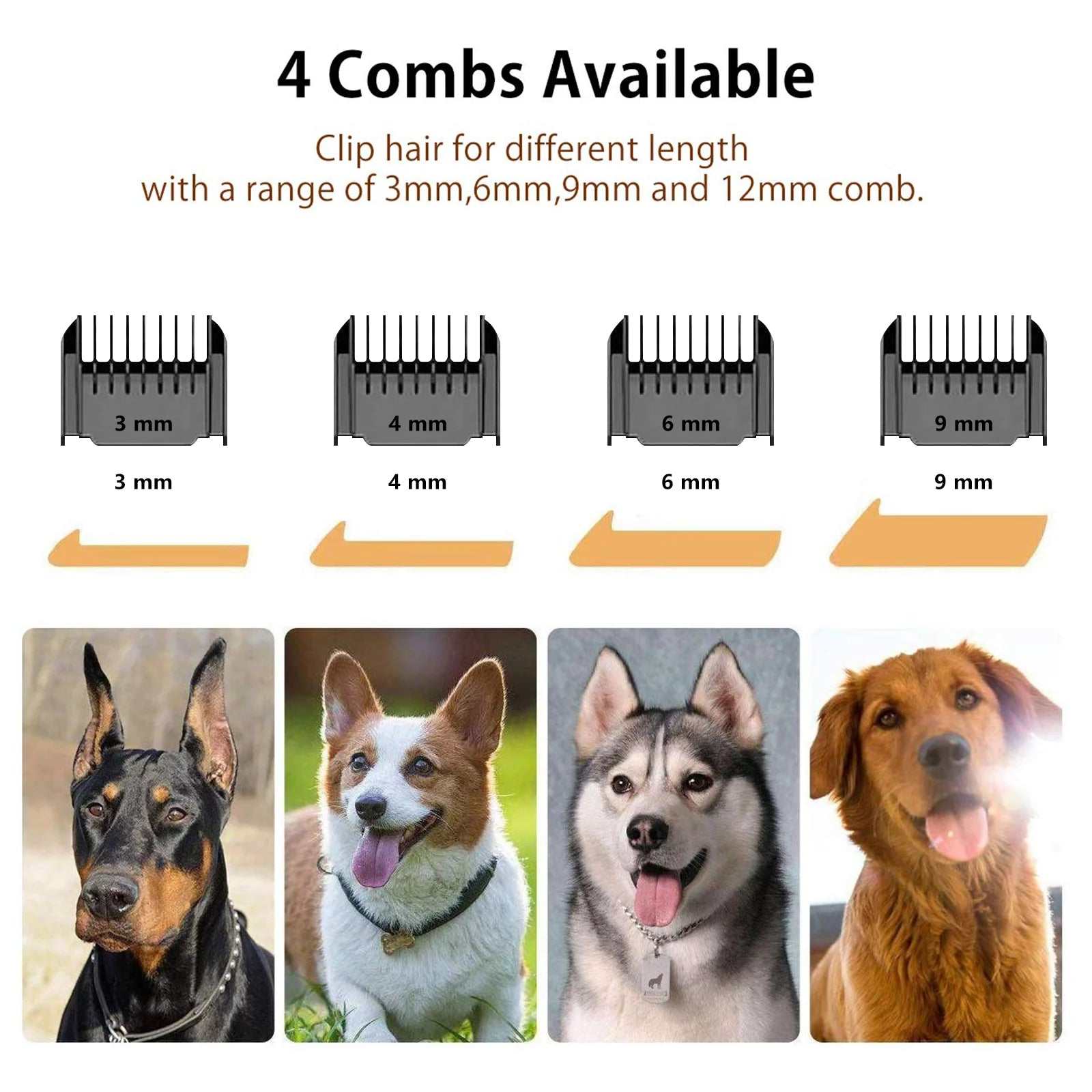 Rechargeable Low Noise Dog Clippers