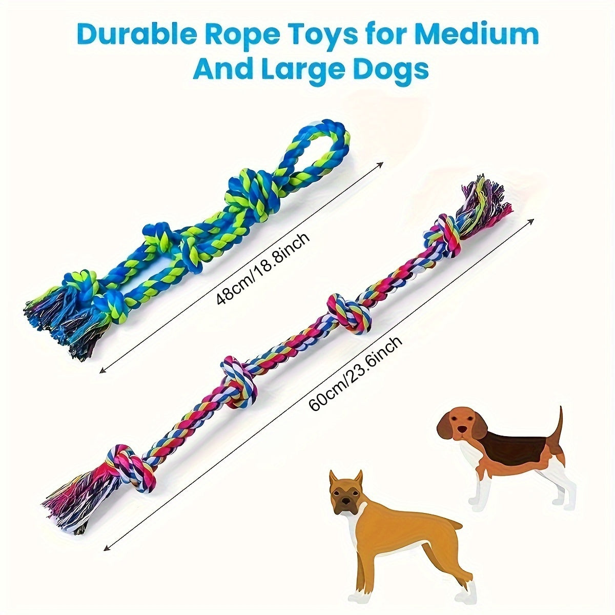 Tough Rope Dog Toy For Aggressive Chewers