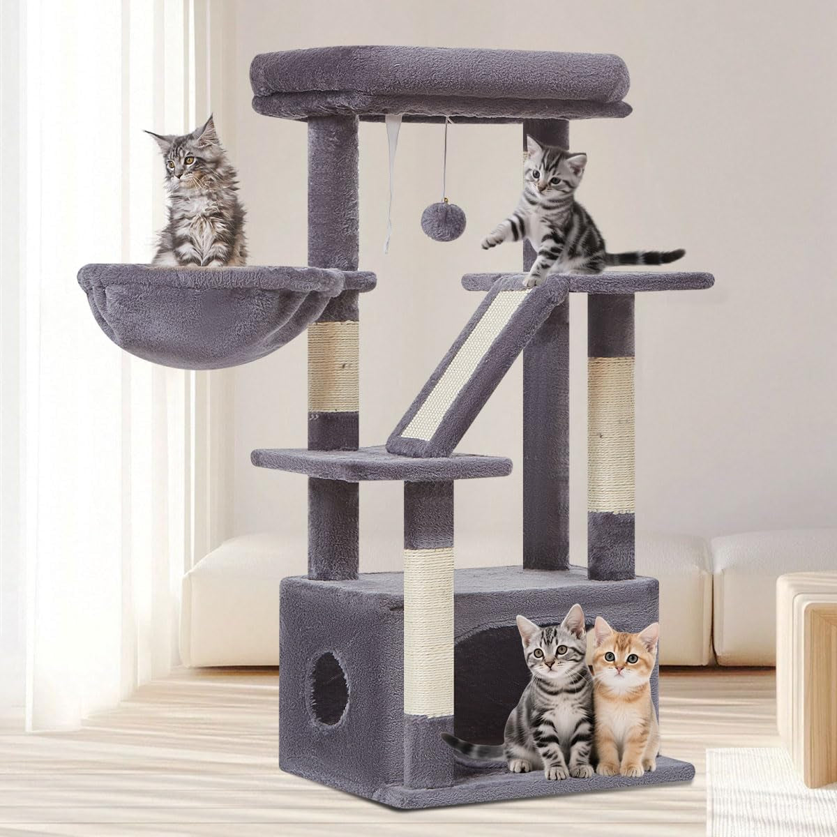 38-Inch Cat Tree for Cats | Kittens