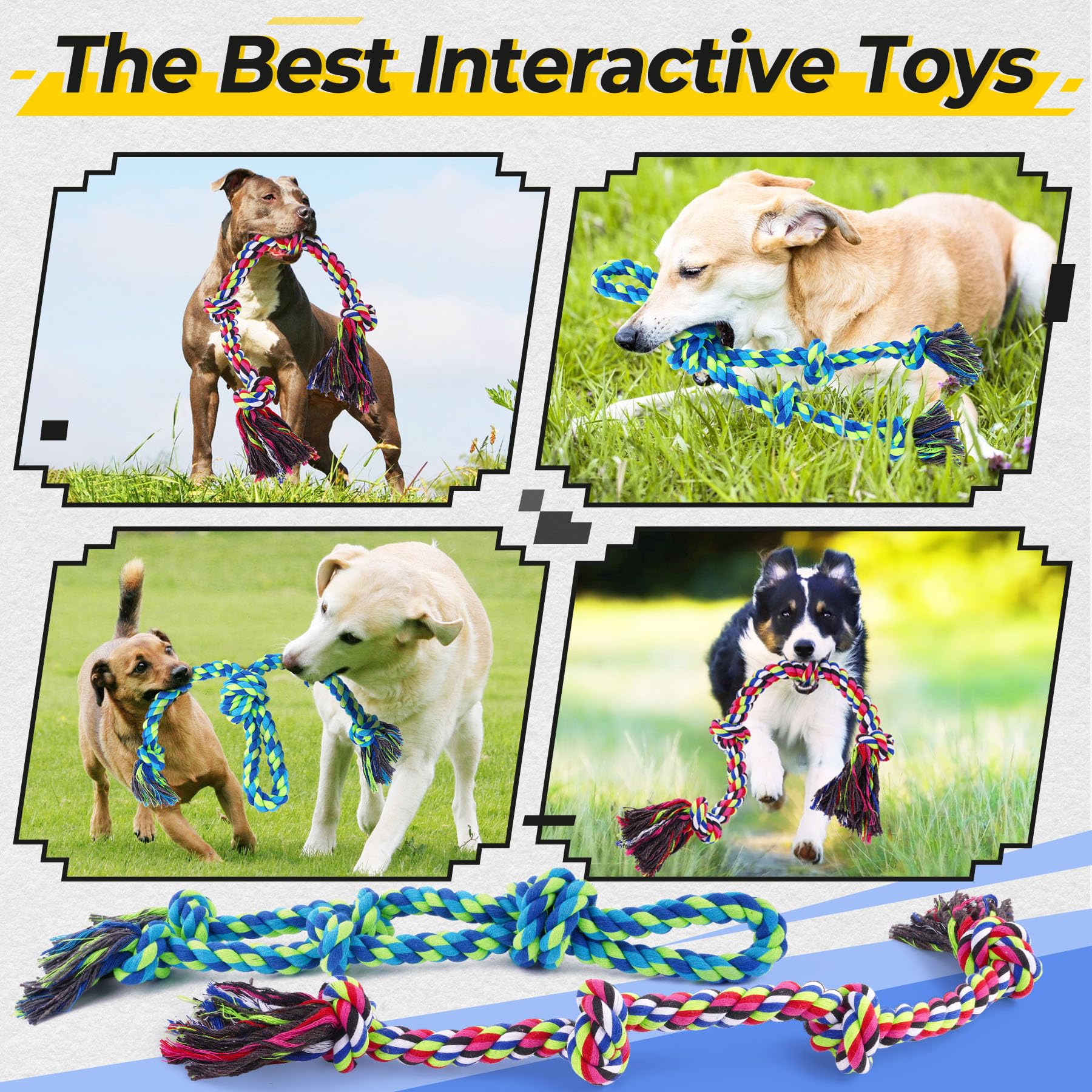 Tough Rope Dog Toy For Aggressive Chewers