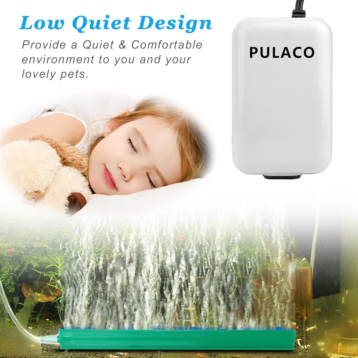 Quiet Oxygen Pump Kit 10–100 Gallon