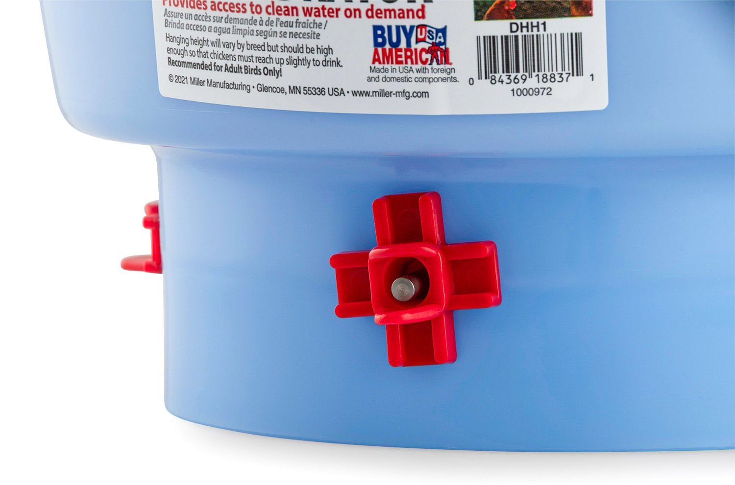 Deluxe Chicken Hydrator, Red/White