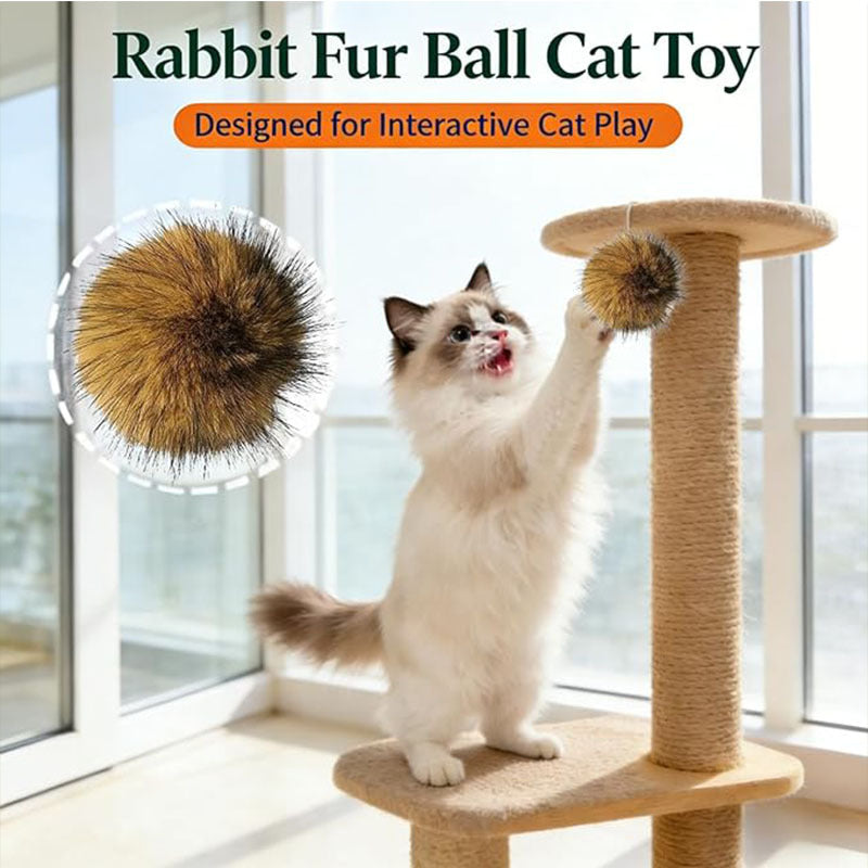 Fur Ball Cat Toy
