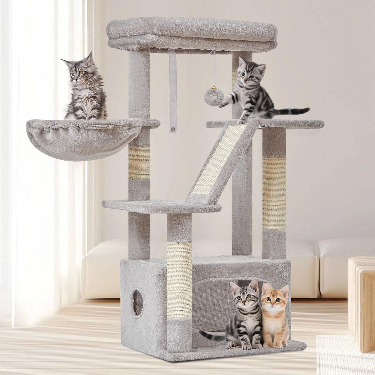 38-Inch Cat Tree for Cats | Kittens