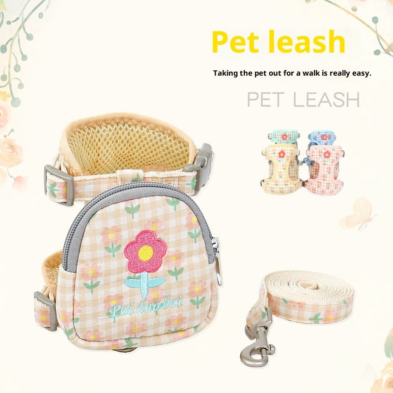 Small Dog  Leash & Harness