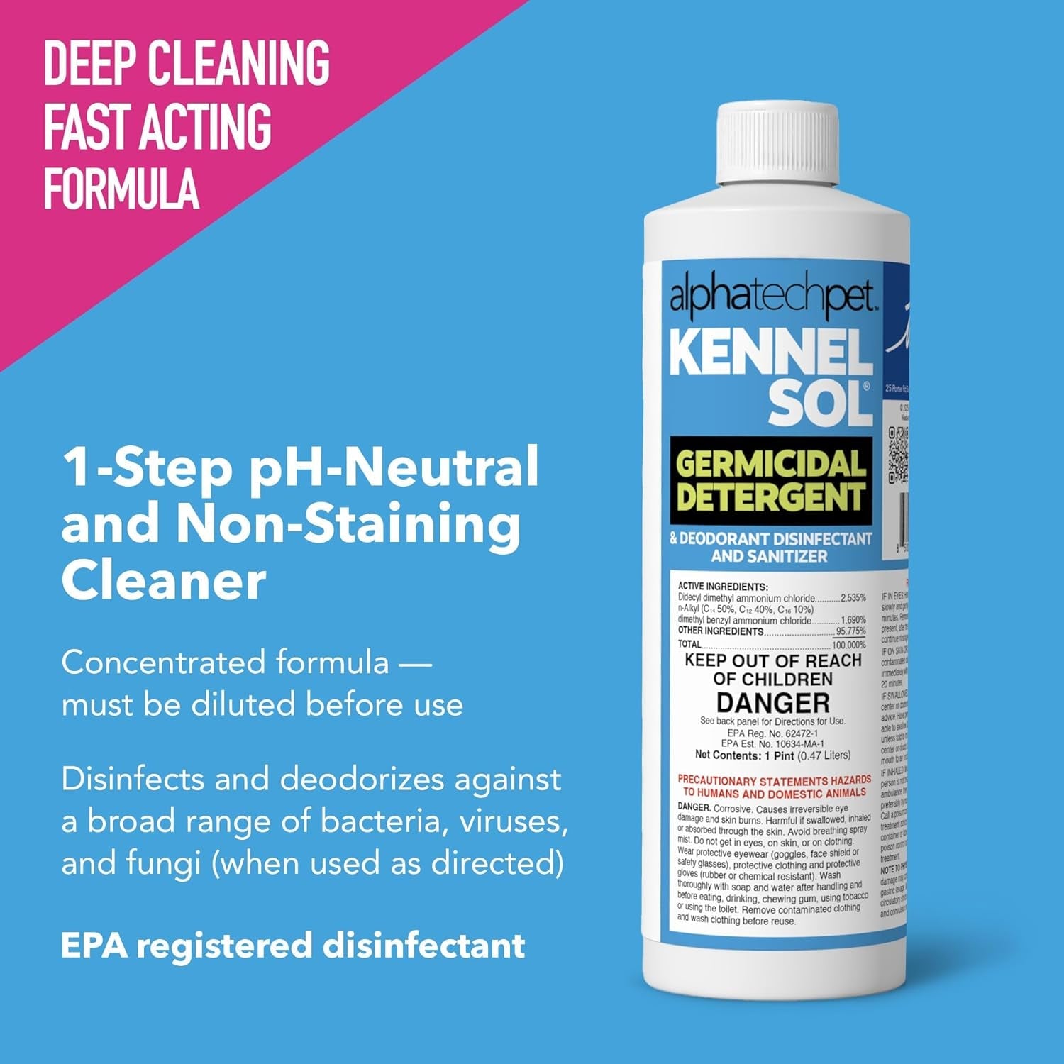 Dog Crate Cleaner & Disinfectant / 16oz