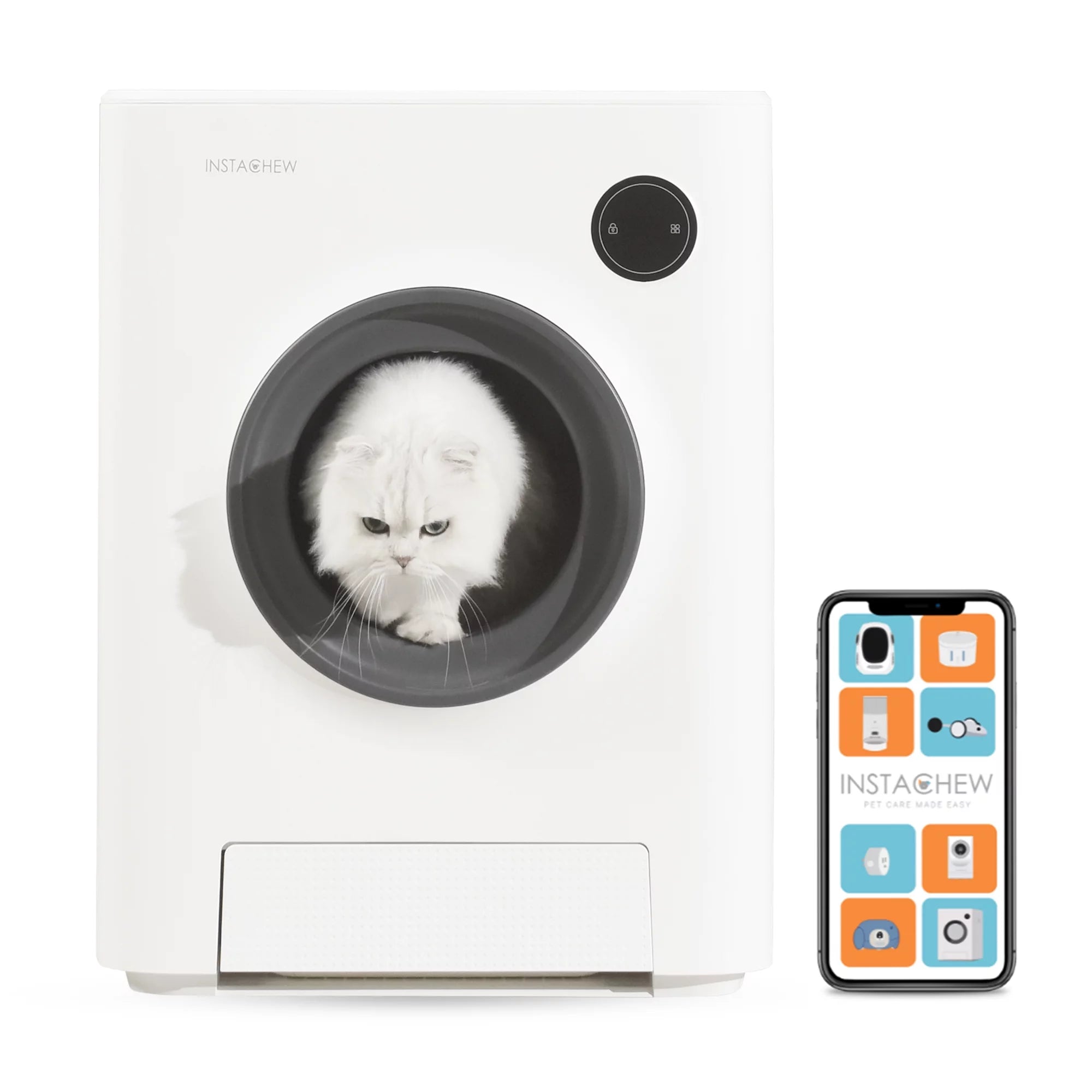 Self-Cleaning Cat Litter Box  with app control ! 🐱✨