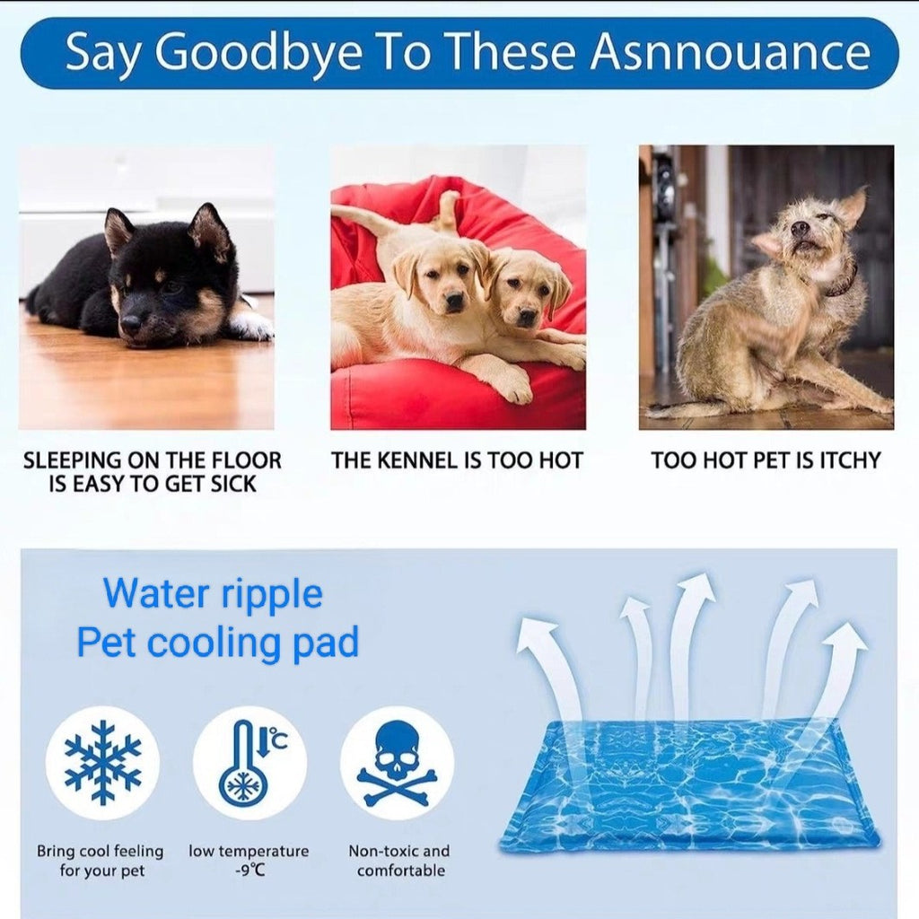 Gel-sponge Cooling Mat For Dogs