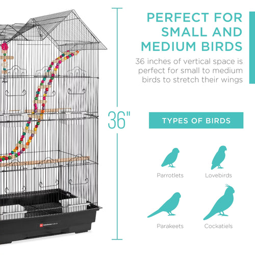36 Inch  Iron Bird Cage