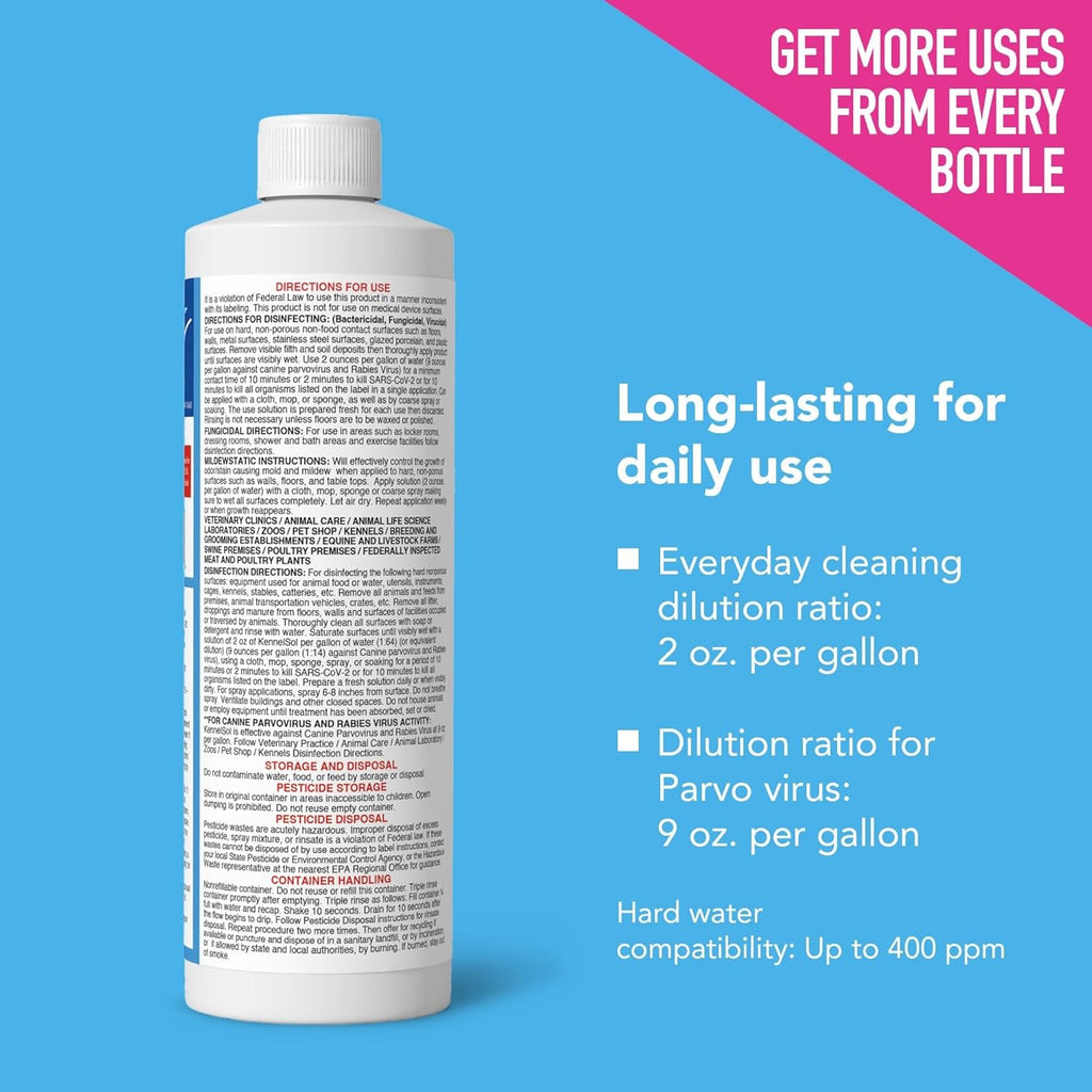 Dog Crate Cleaner & Disinfectant / 16oz
