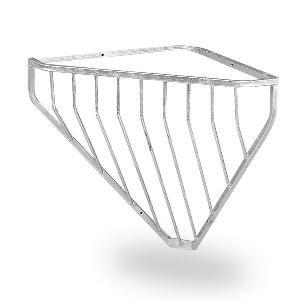 Galvanized Corner Hay Rack for Horses