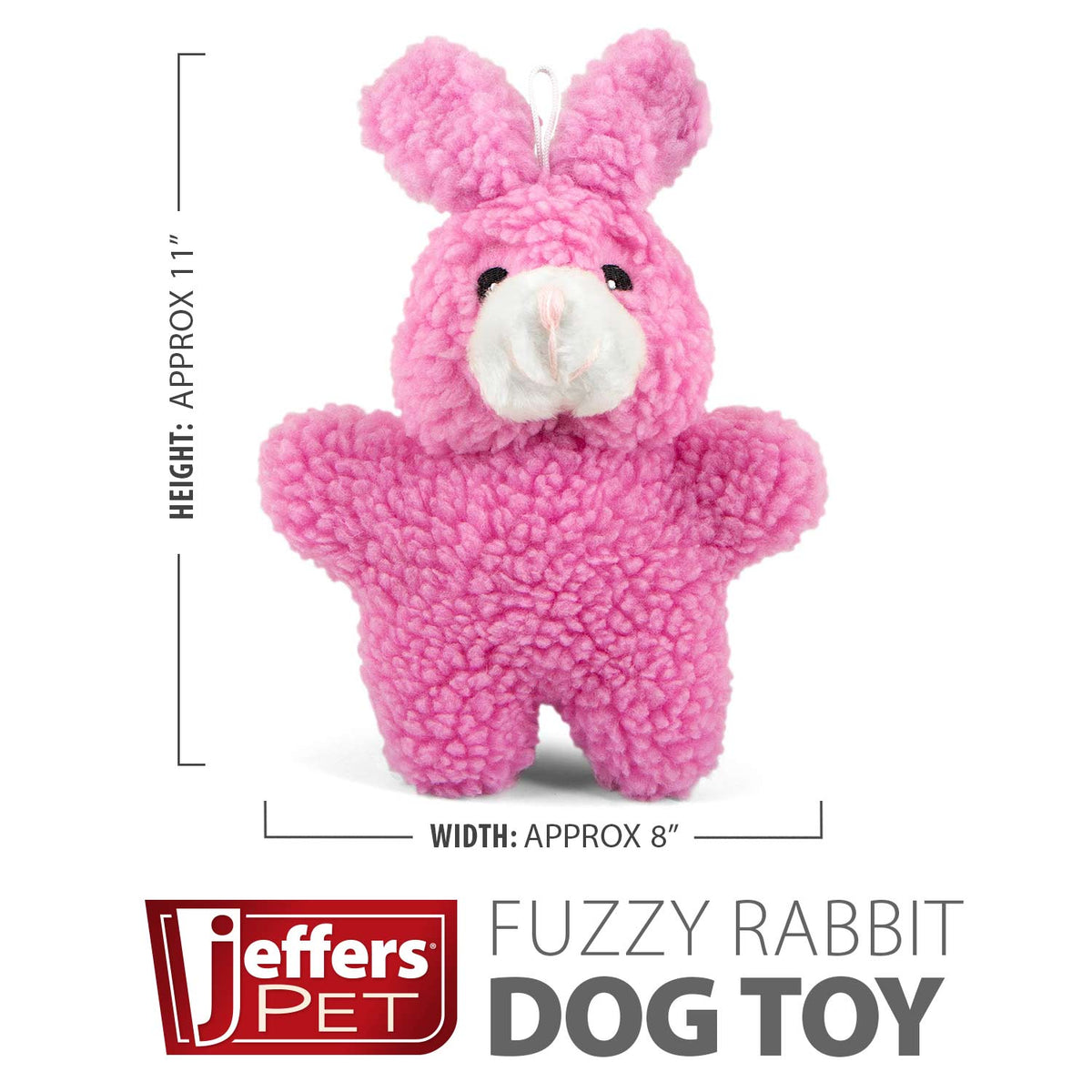 Jeffers Animal Fuzzies  Squeaker Dog Toys