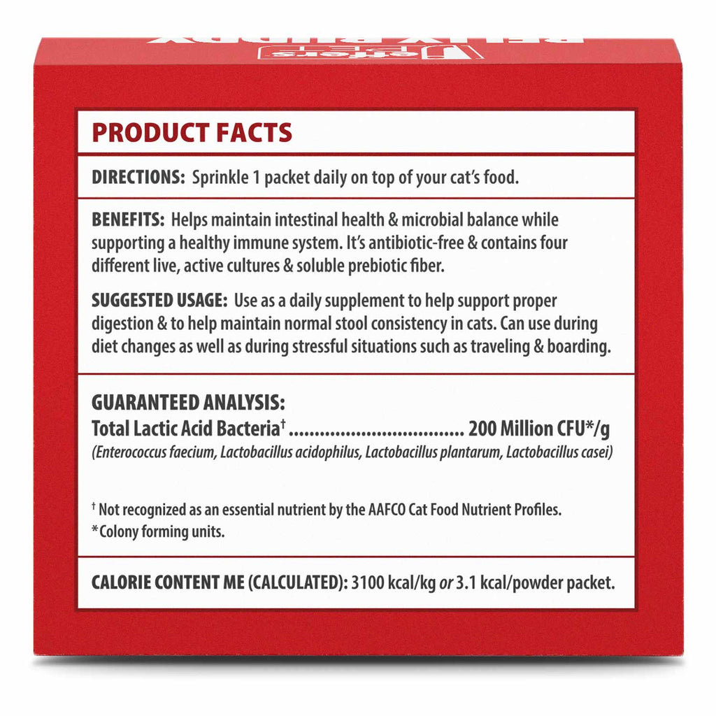 Probiotic Supplement Packets for Cats