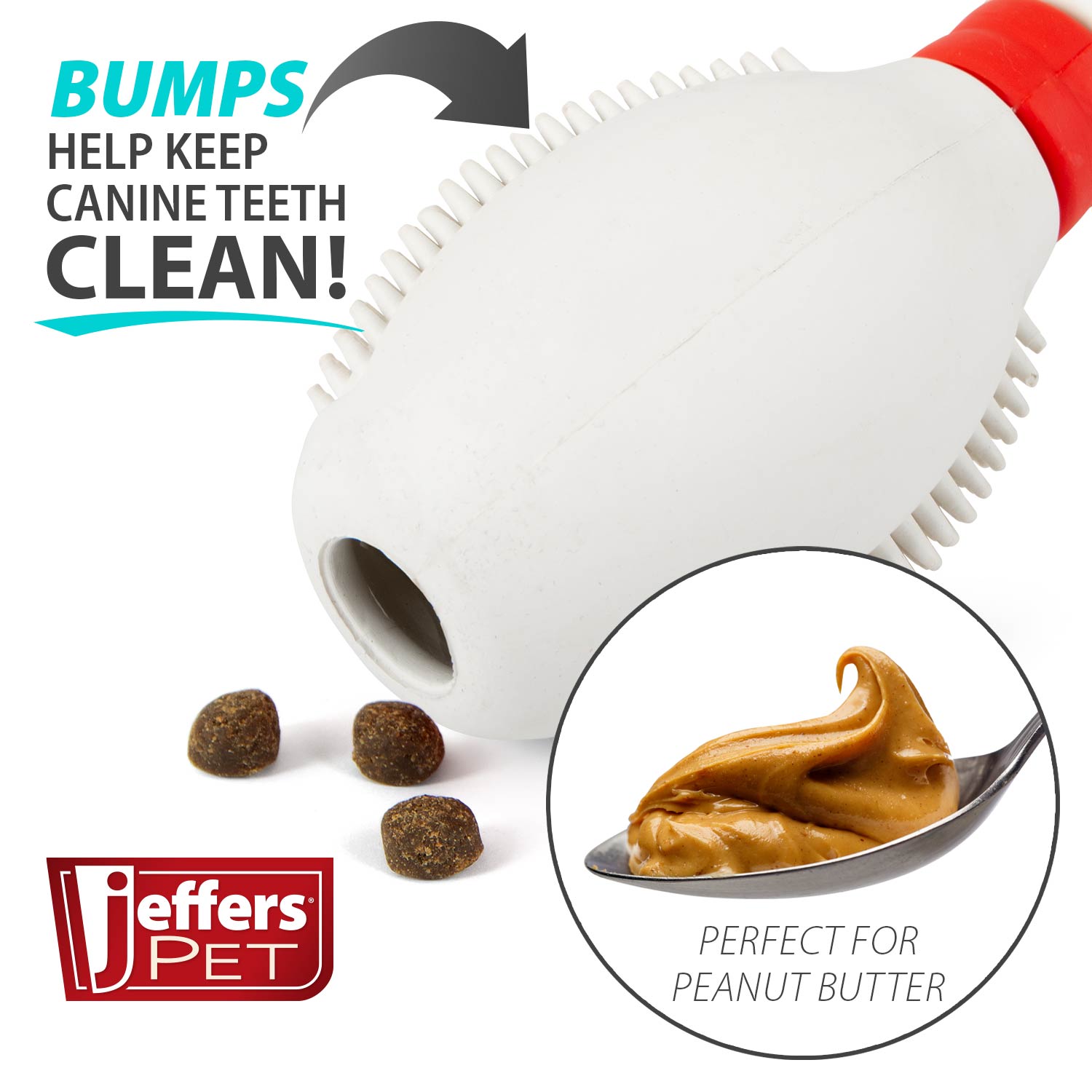 Jeffers Bowling Pin Treat Dispensing Chew Toy for Dogs