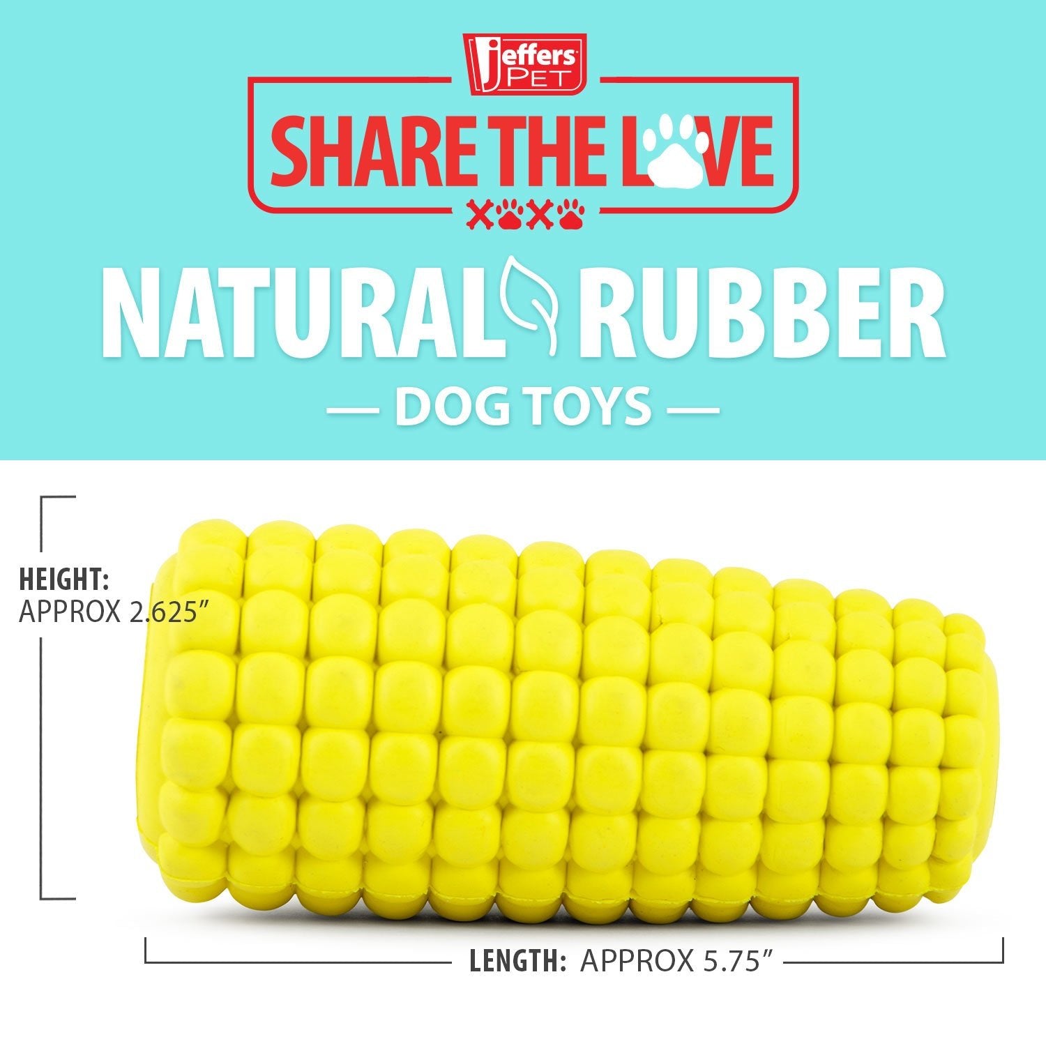 Corn Cob Treat Dispenser Dog  Toy