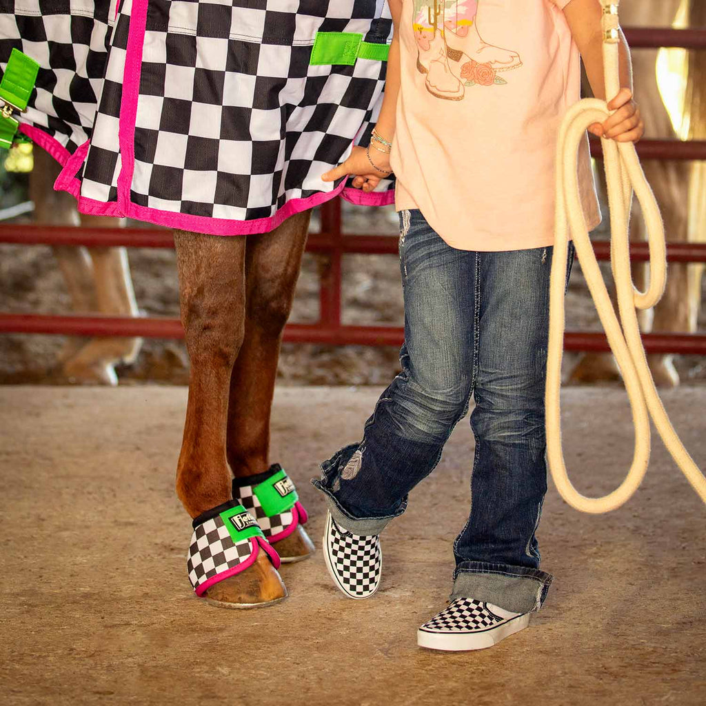 Jeffers Expression No-Turn Bell Boots for Horses / 1 Pair
