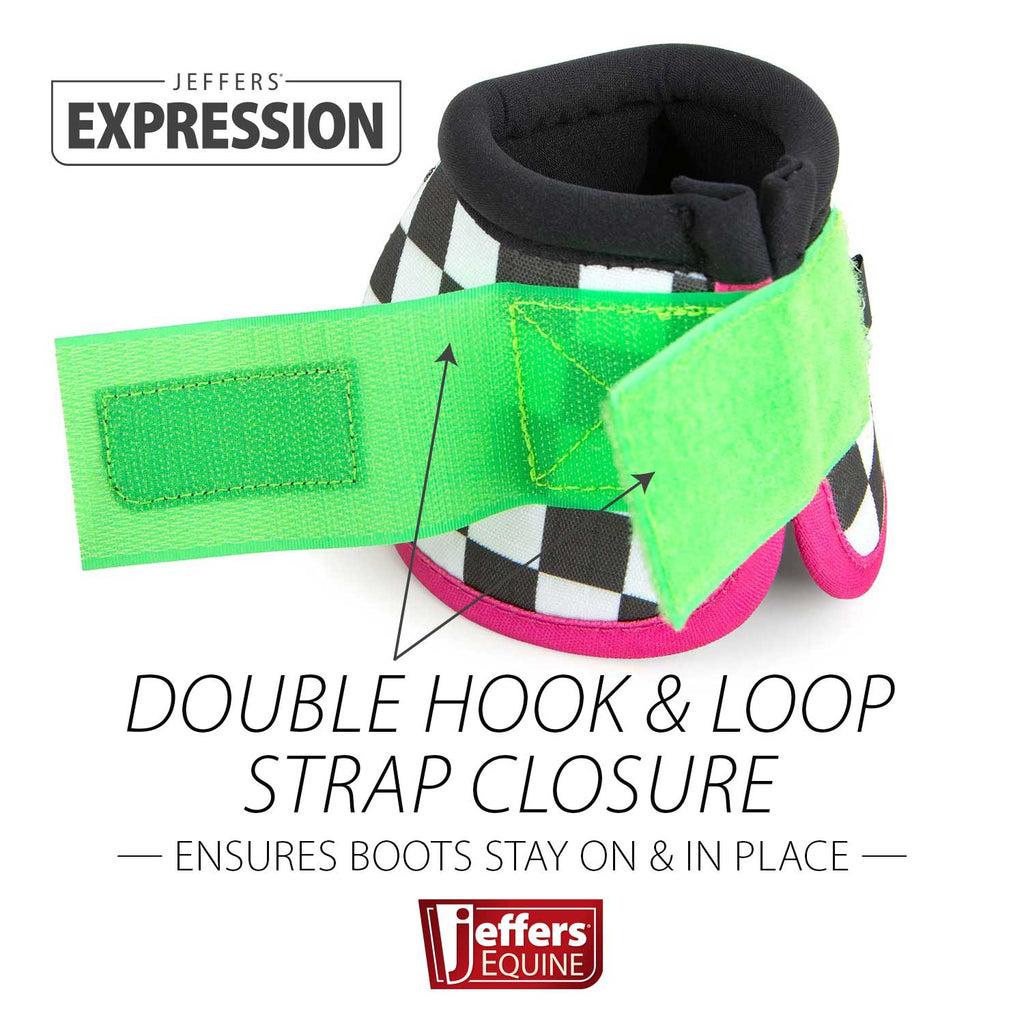 Jeffers Expression No-Turn Bell Boots for Horses / 1 Pair