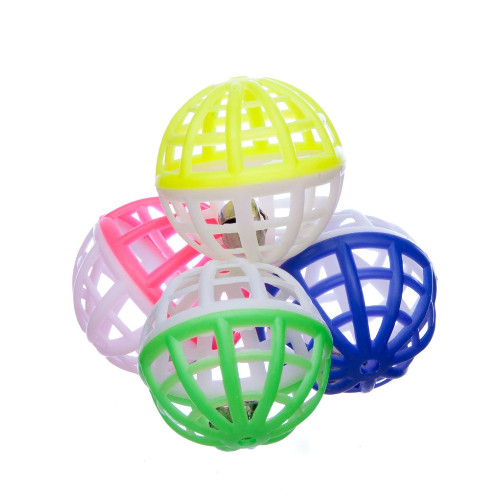 Jeffers Jingle Balls Cat Toy (4 Pack)