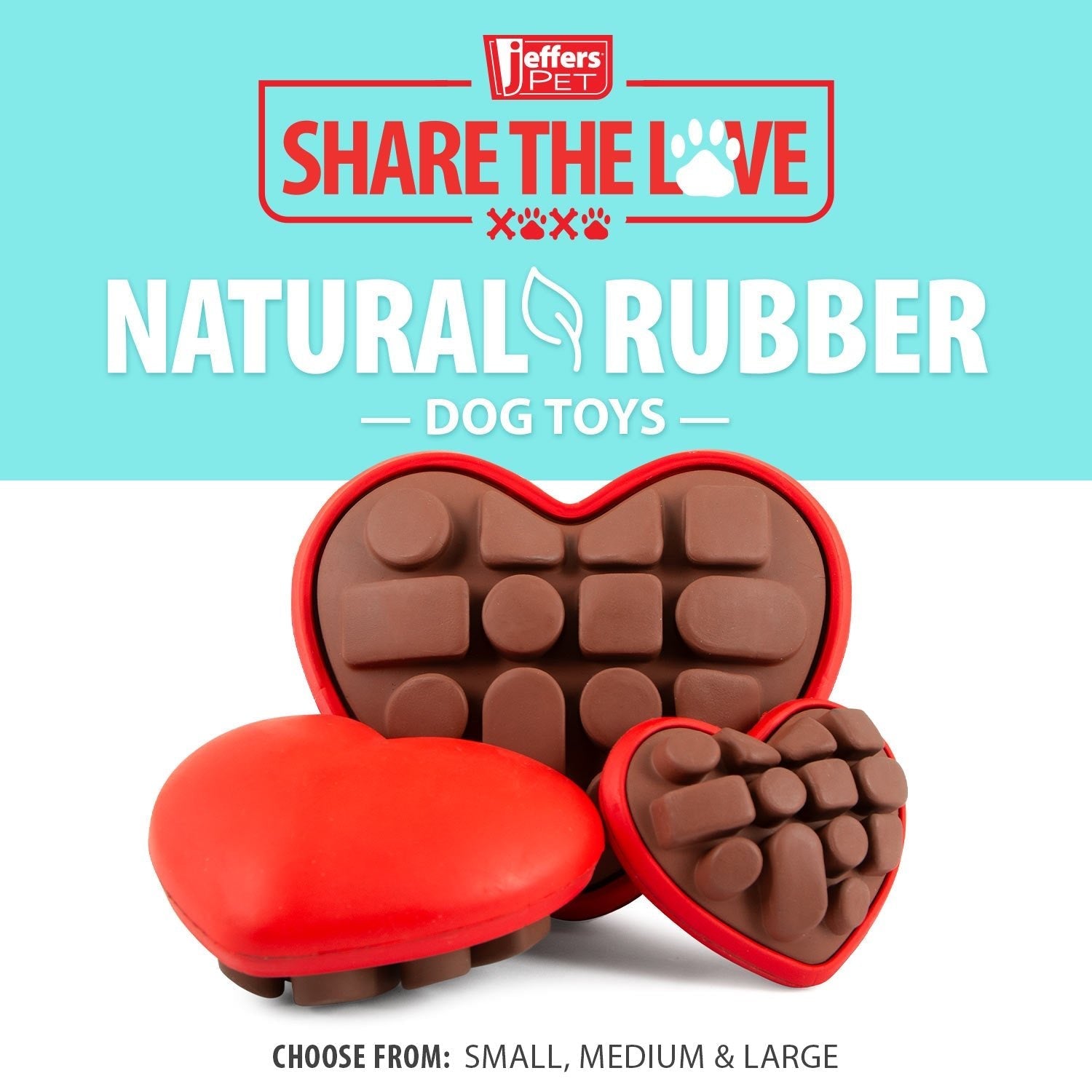 Jeffers Box of Chocolates Dog Chew Toy