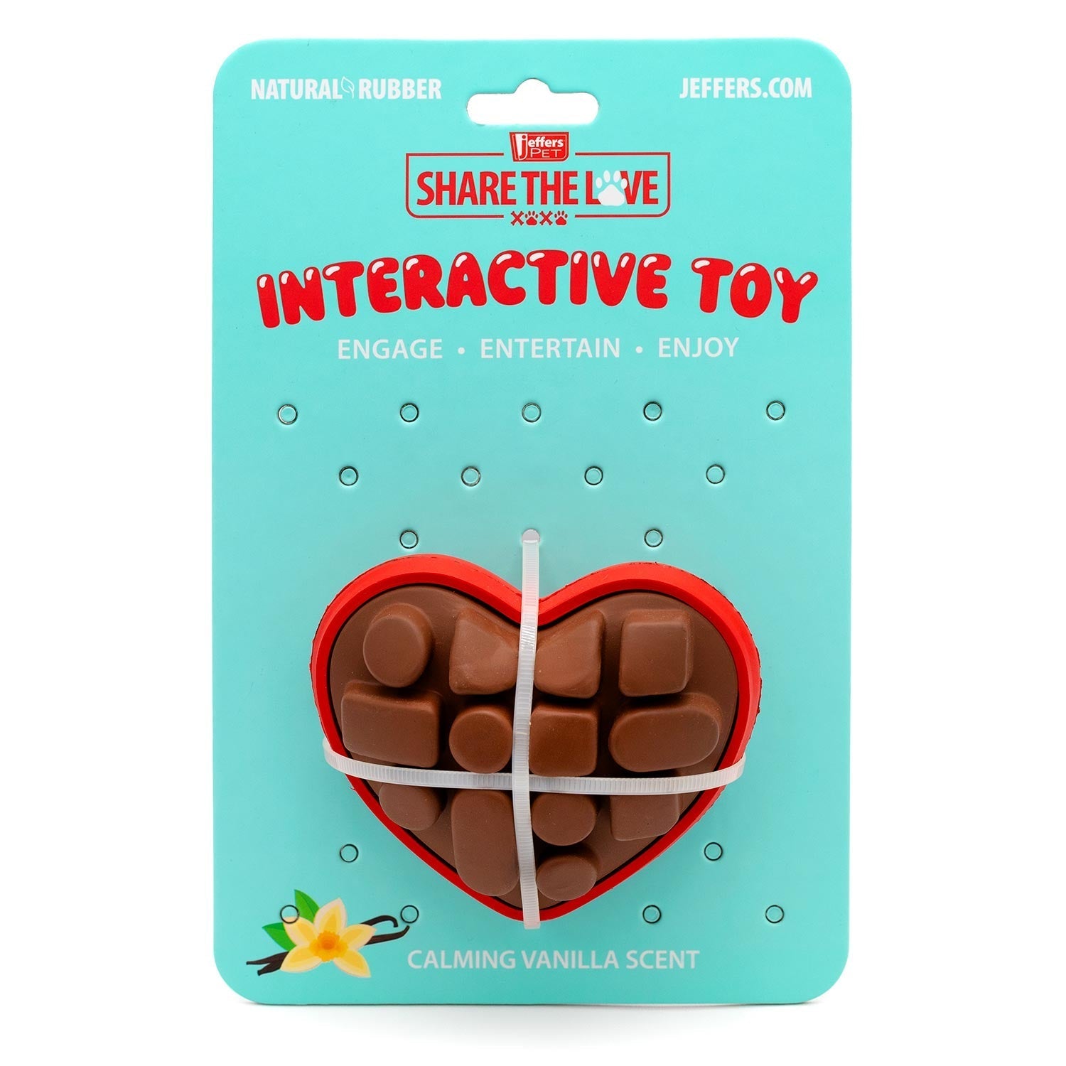 Jeffers Box of Chocolates Dog Chew Toy