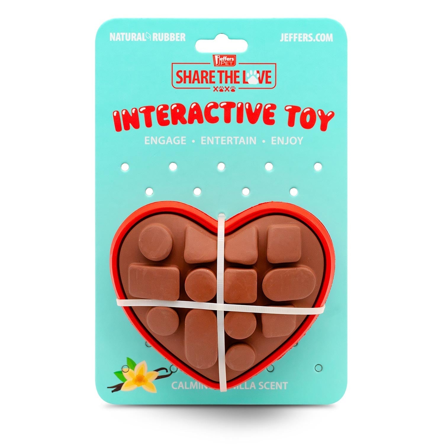Jeffers Box of Chocolates Dog Chew Toy