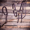 Nylon Combination Horse Halter Bridle with Reins