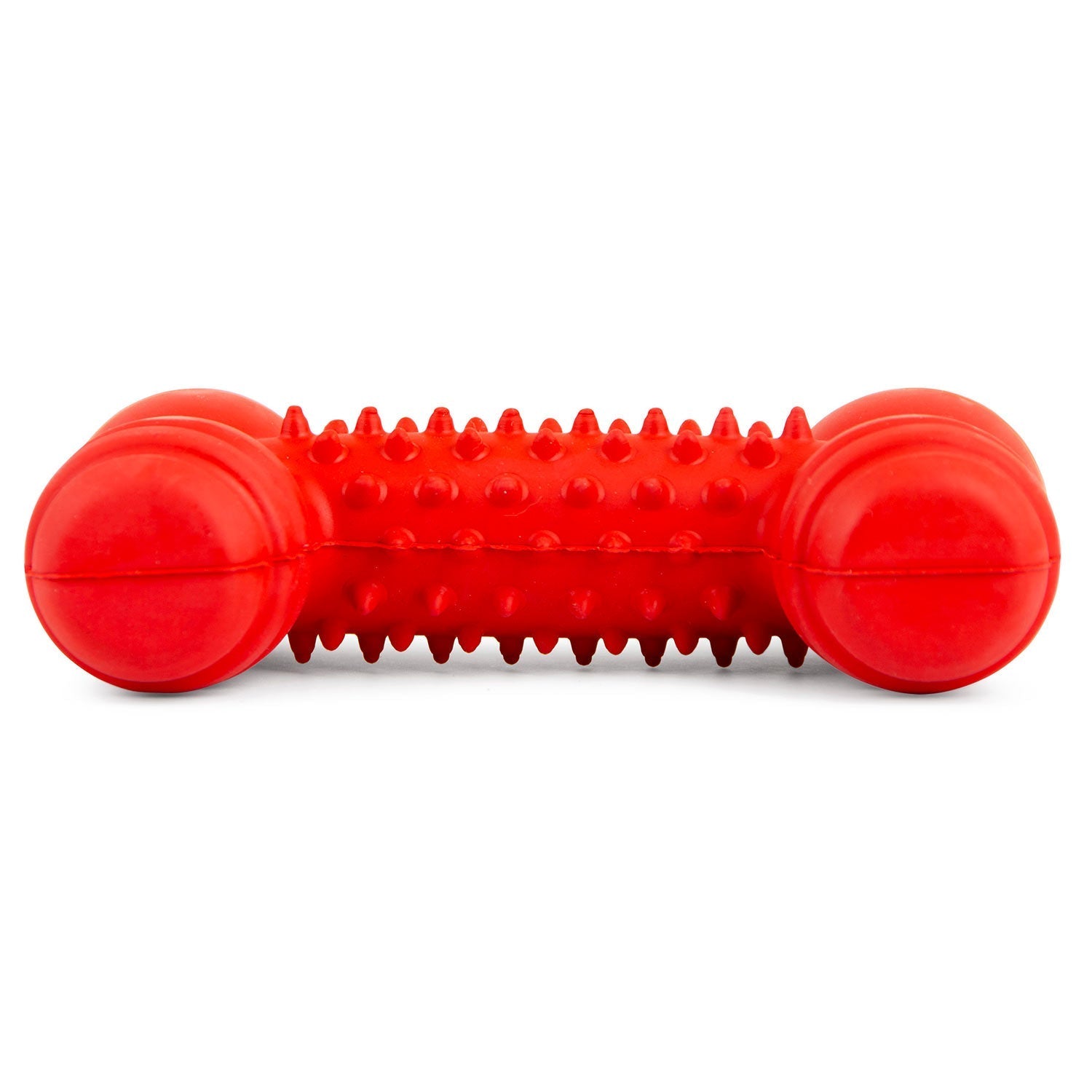 Natural Rubber Red Dental Bone Dog Chew