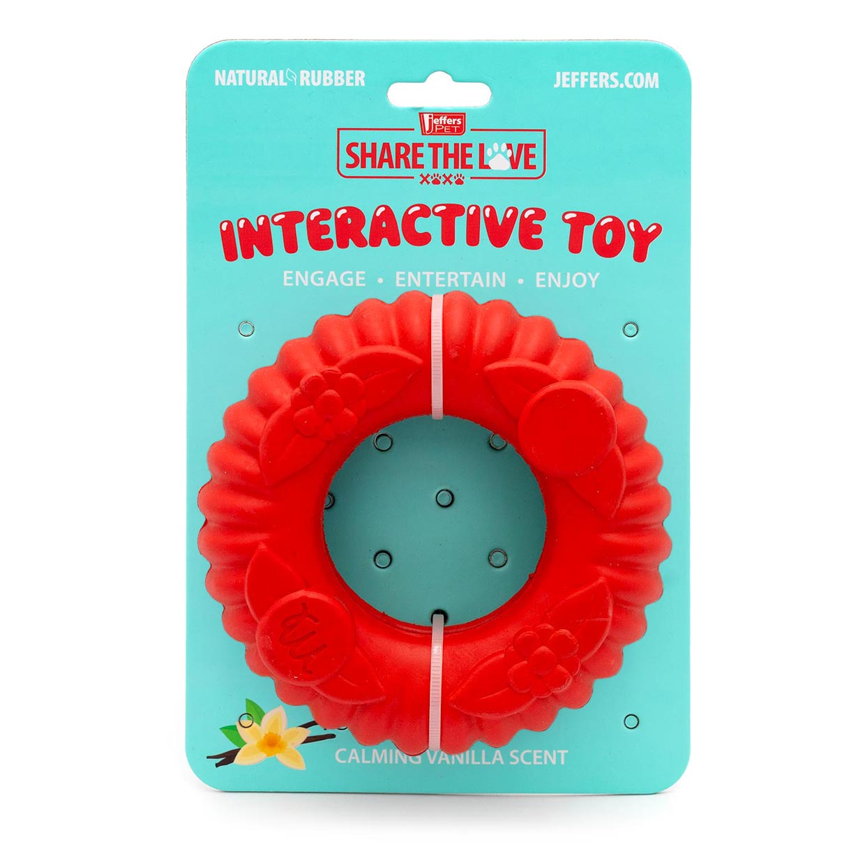 Jeffers Red Virgo  Dog Chew Toy