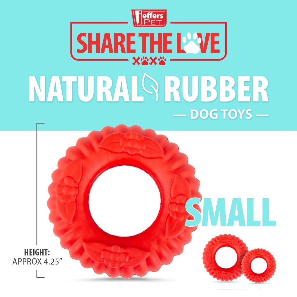 Jeffers Red Virgo  Dog Chew Toy