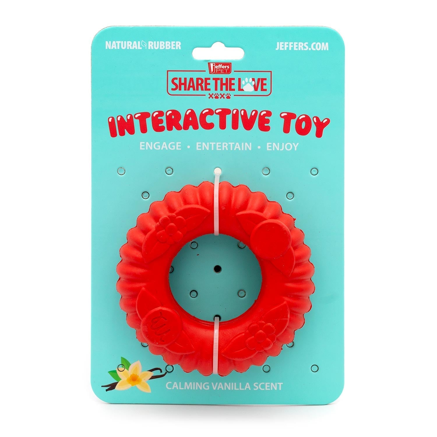 Jeffers Red Virgo  Dog Chew Toy
