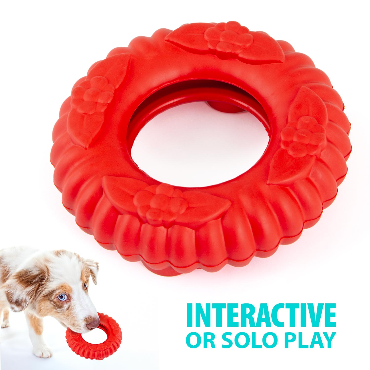 Jeffers Red Virgo  Dog Chew Toy