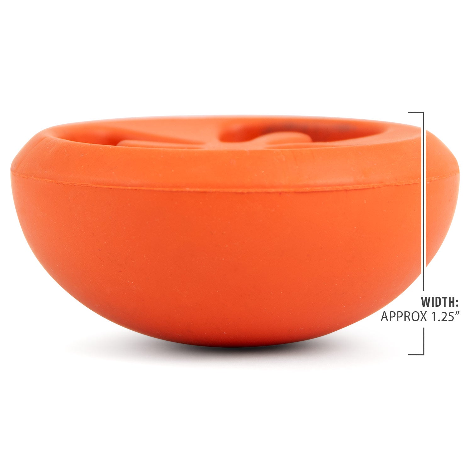 Jeffers Tomato Shaped Treat Dispensing Dog Chew Toy for Medium-Chewers