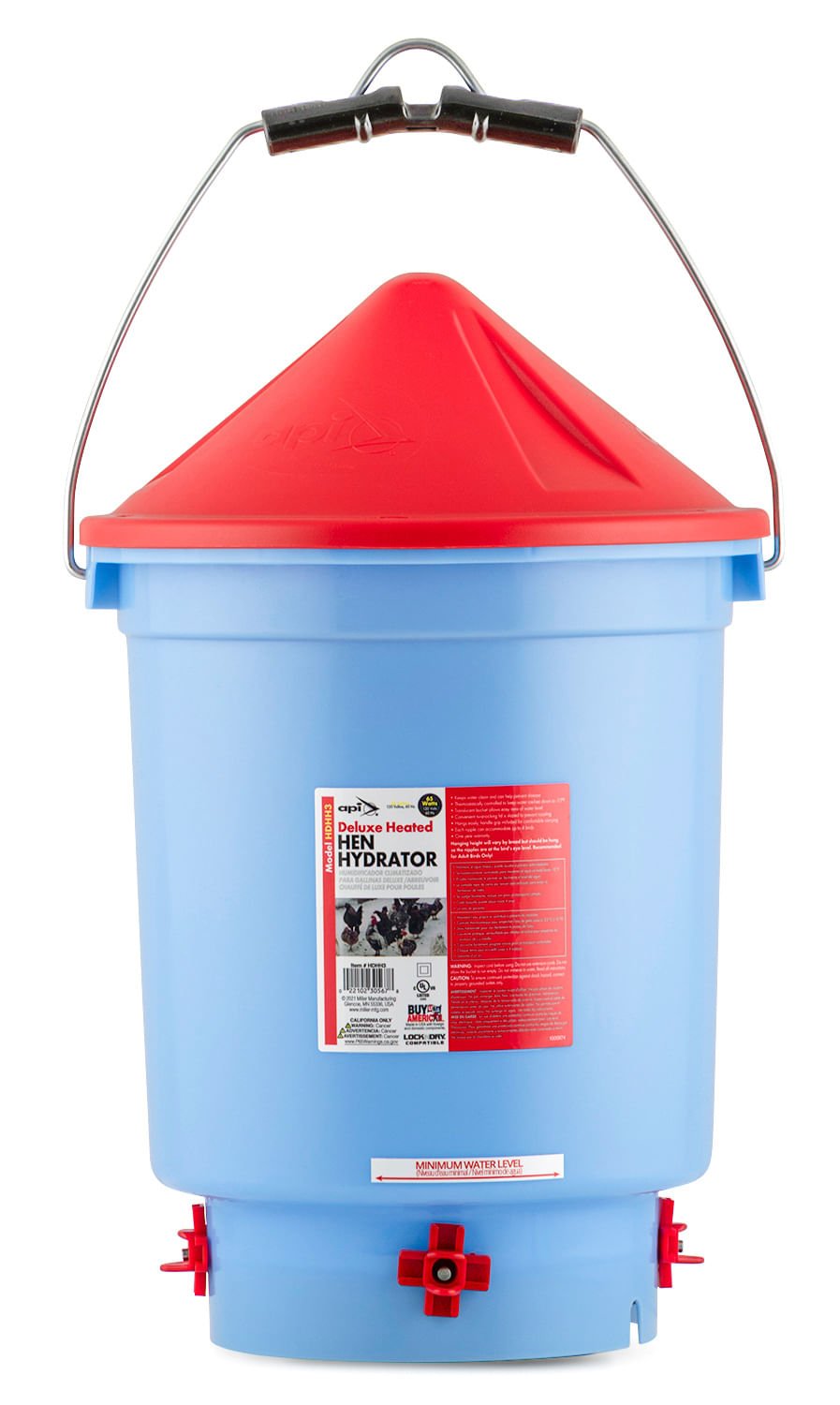 Little Giant Heated Deluxe Chicken Hydrator, 3 Gallon