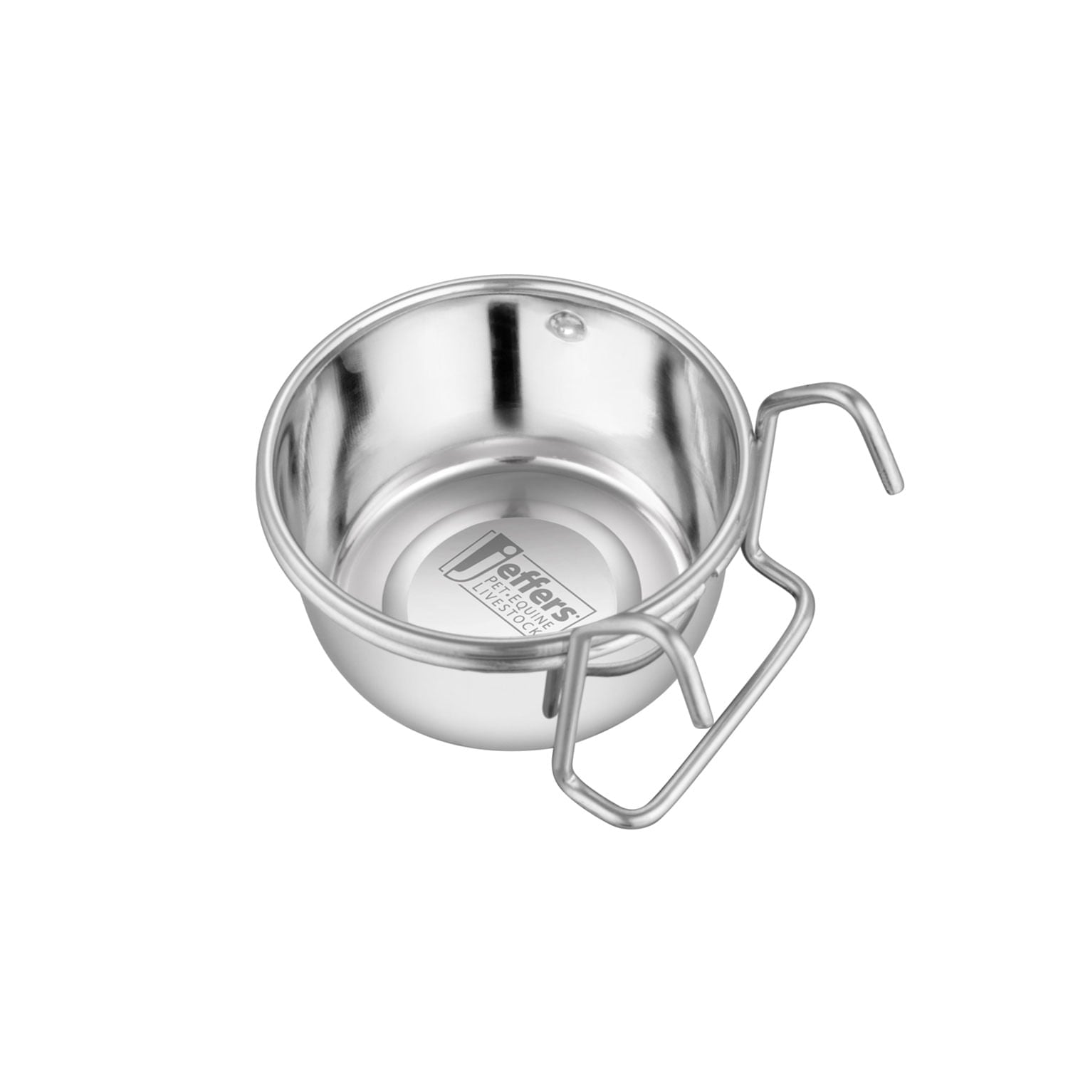 Jeffers Stainless Steel Cage Cup Feeders with Hooks
