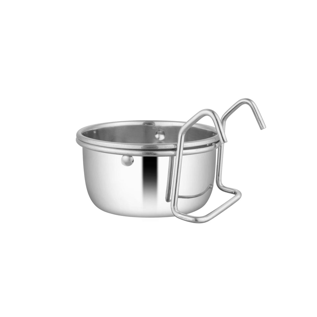 Jeffers Stainless Steel Cage Cup Feeders with Hooks